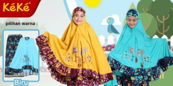 mukena anak karakter