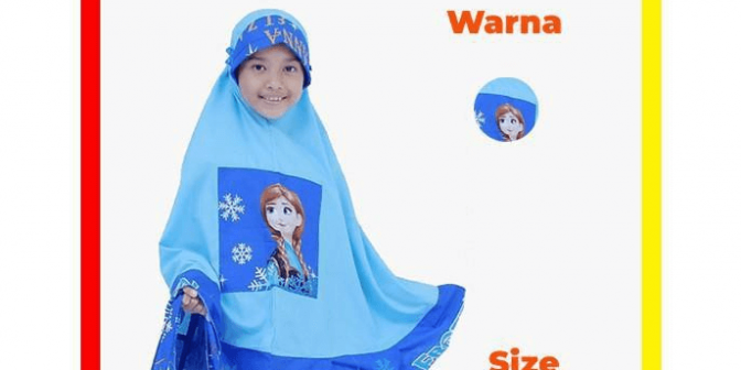 mukena anak karakter