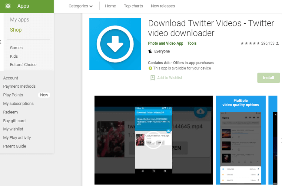 cara download video twitter