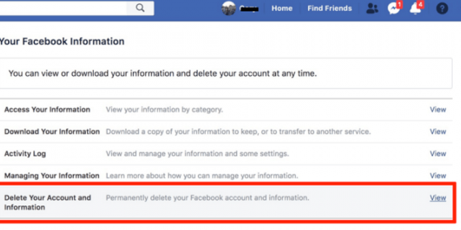 Cara Menghapus Akun Facebook