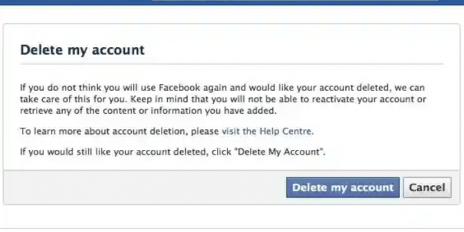 Cara Menghapus Akun Facebook