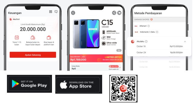 cara kredit hp di akulaku
