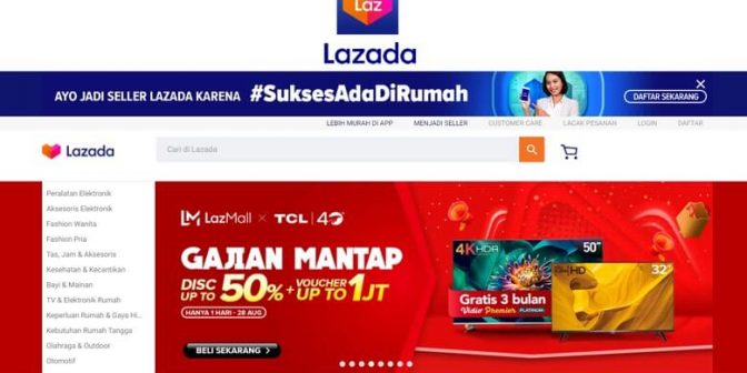 kredit hp di lazada