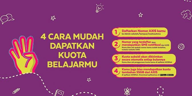 kuota edukasi axis