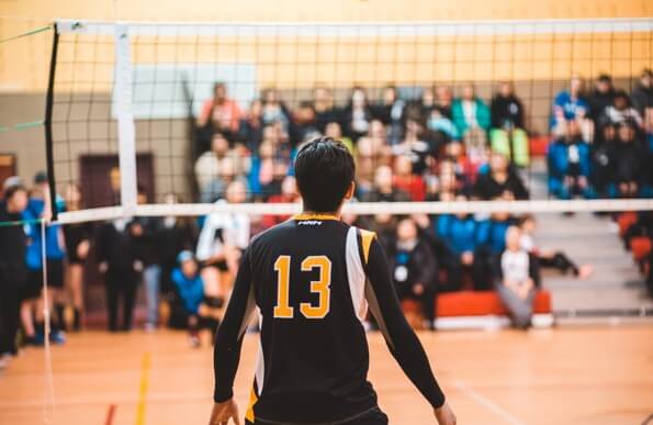 ukuran lapangan bola voli