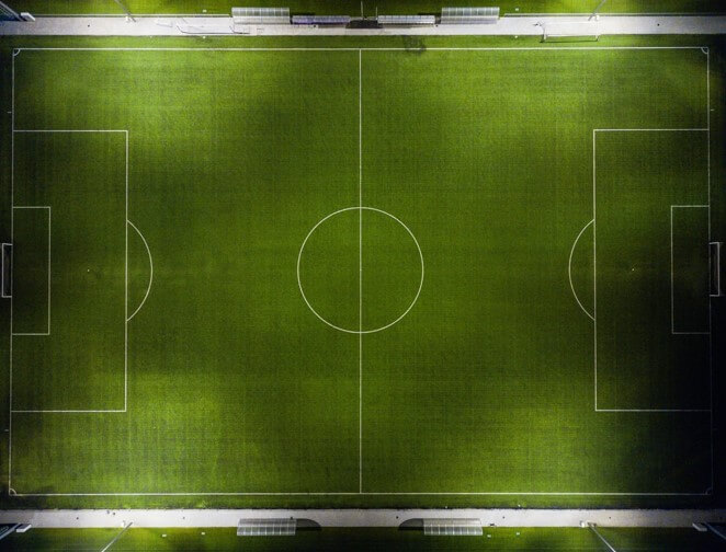 ukuran lapangan sepak bola