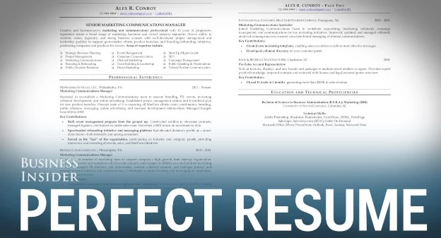 Contoh resume terbaik