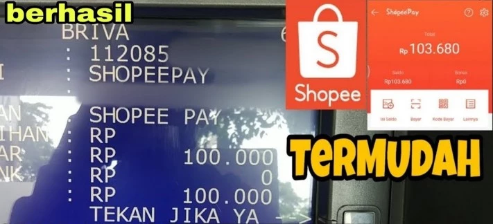 cara mengisi Shopee Pay