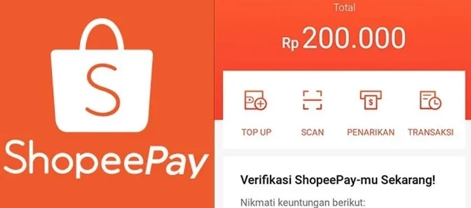 cara mengisi Shopee Pay