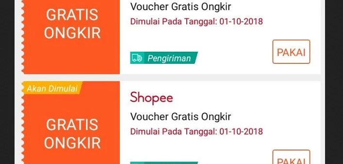 voucher gratis ongkir shopee