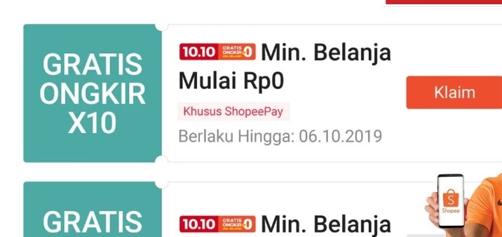 voucher gratis ongkir shopee