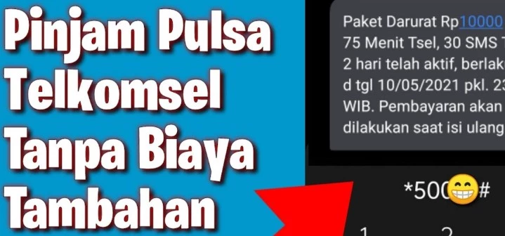 Pinjam pulsa Telkomsel