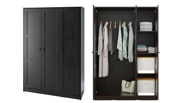 ukuran lemari 3 pintu