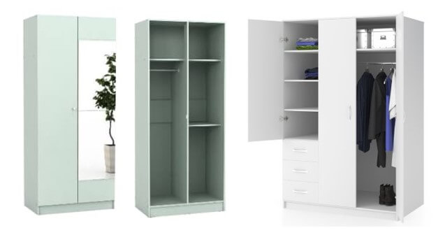 ukuran lemari pakaian