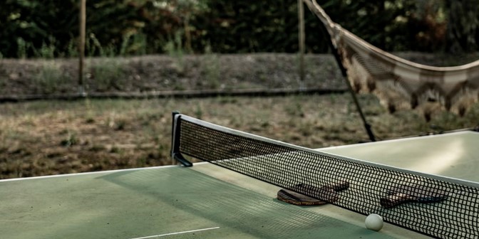 ukuran meja pingpong