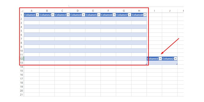 cara menambah kolom di excel