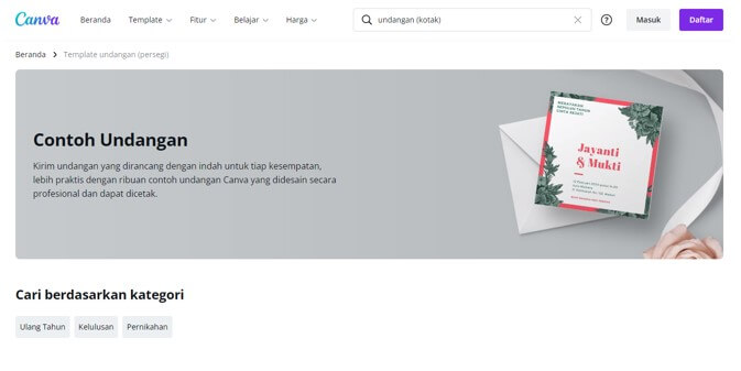 undangan tidak resmi