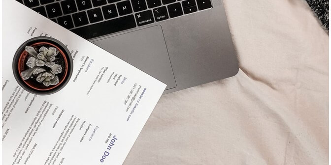 tempate resume gratis