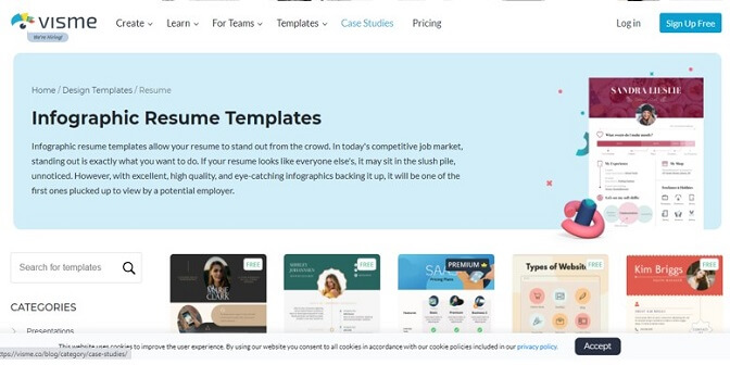 template resume gratis