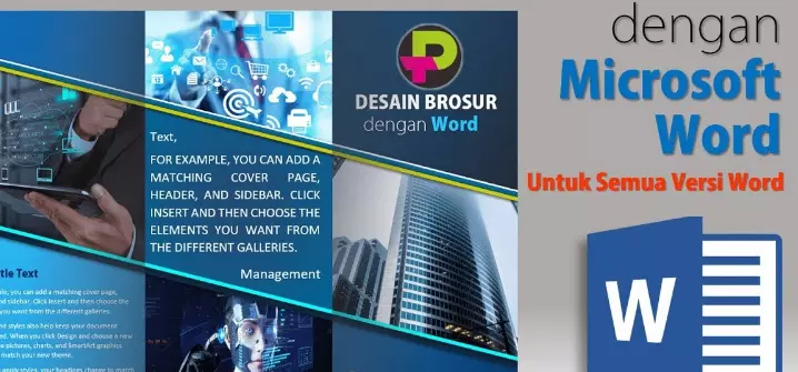 Cara membuat brosur di Word 2007