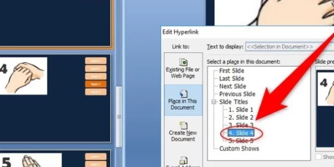 Cara membuat hyperlink di PPT