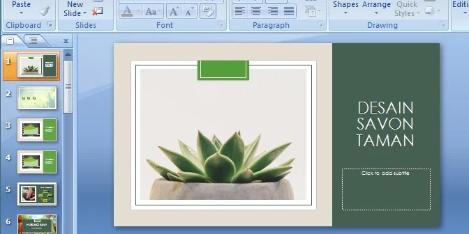 Cara membuat slide power point