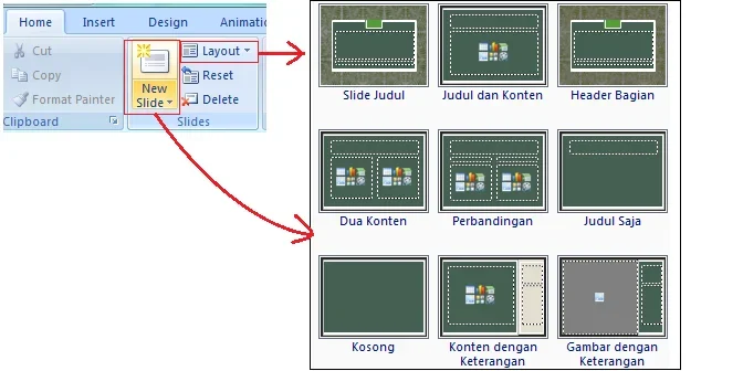 Cara membuat slide power point