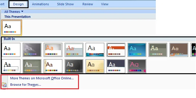 cara membuat slide power point