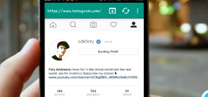 arti centang biru di Instagram