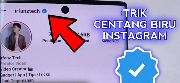 arti centang biru di Instagram