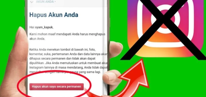 cara blokir akun IG sendiri
