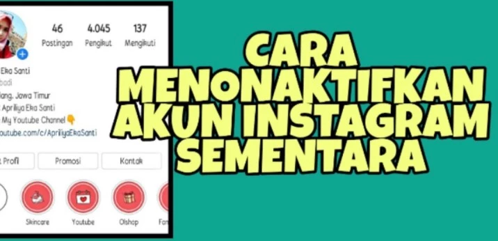 cara blokir akun IG sendiri