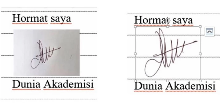 Cara membuat tanda tangan digital di word