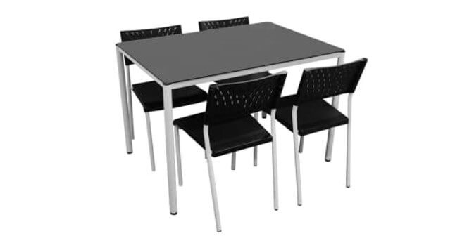 ukuran meja makan 4 kursi