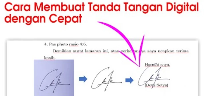 membuat tanda tangan di word