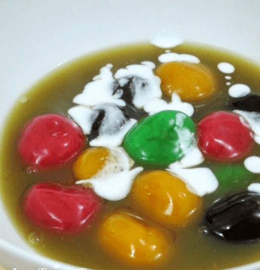 Resep Bubur Candil ubi pelangi
