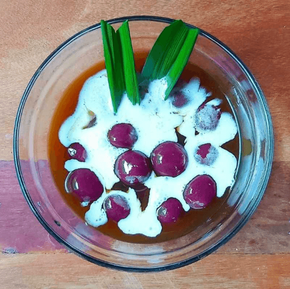 Resep Bubur Candil ubi ungu