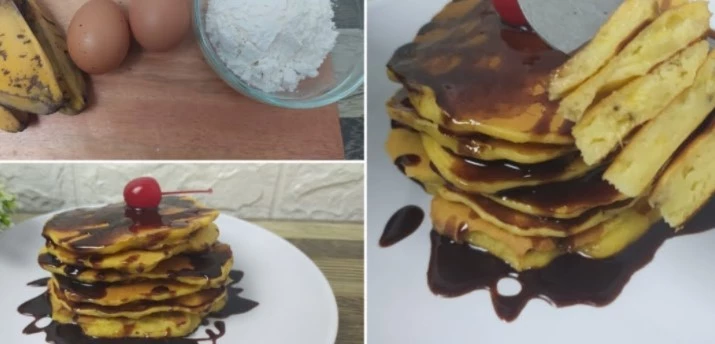 6 Kreasi Resep Pancake Pisang, Pas Disajikan Kapan Aja