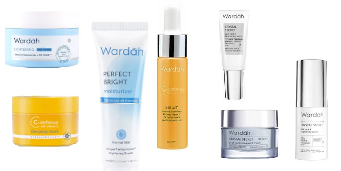 Skincare Wardah untuk mencerahkan wajah