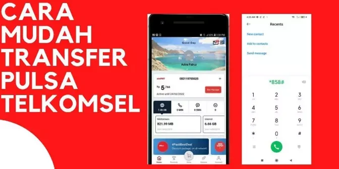 cara transfer pulsa Telkomsel