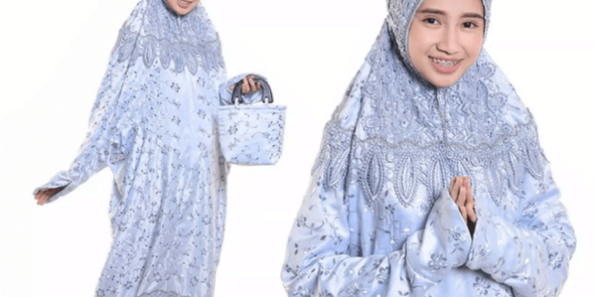 Mukena Terusan Bordir