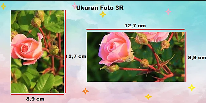 Ukuran foto 3R