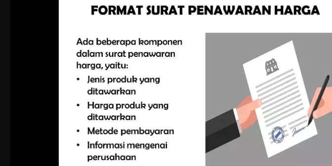 Contoh Surat Penawaran Harga, Barang dan Kerja Sama untuk Bisnis