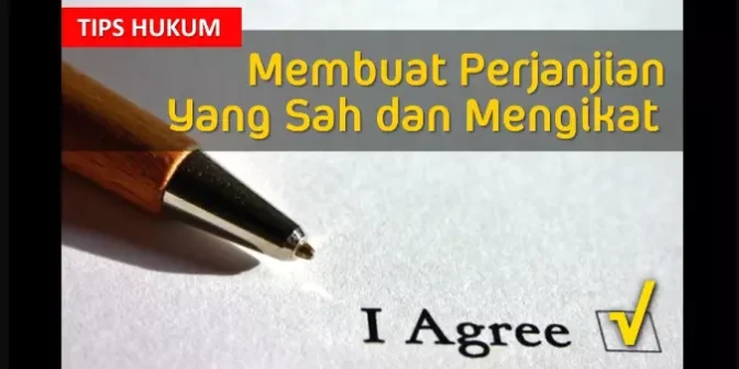 Contoh surat pernyataan perjanjian