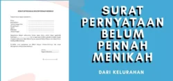 Surat pernyataan belum menikah