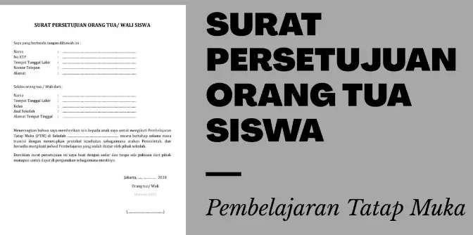 Surat pernyataan orang tua