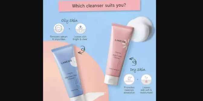 facial wash untuk kulit kering