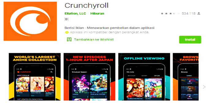 Aplikasi Nonton Anime Sub Indo