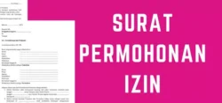Contoh surat permohonan izin