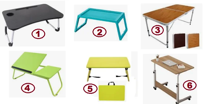 Ukuran meja lipat portable